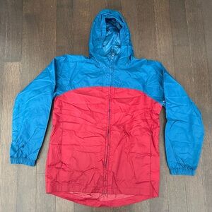 Lands End packable rain coat